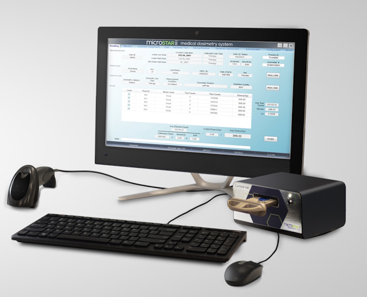 microSTARii medical Dosimetry System Dashboard