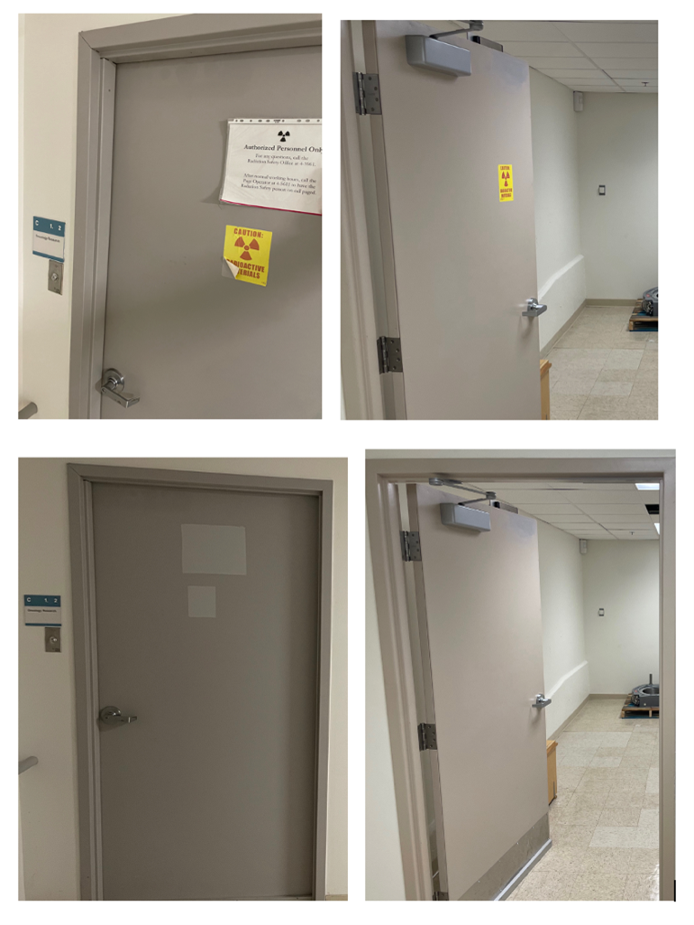 Figure 6: Decommissioning of the security zone, removing RAM signage, etc.