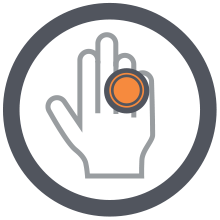 Icon of extremity dosimeter