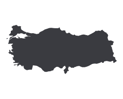 turkey graphic representing nationwide coverage of radiation safety and dosimetry technology and compliance solutions