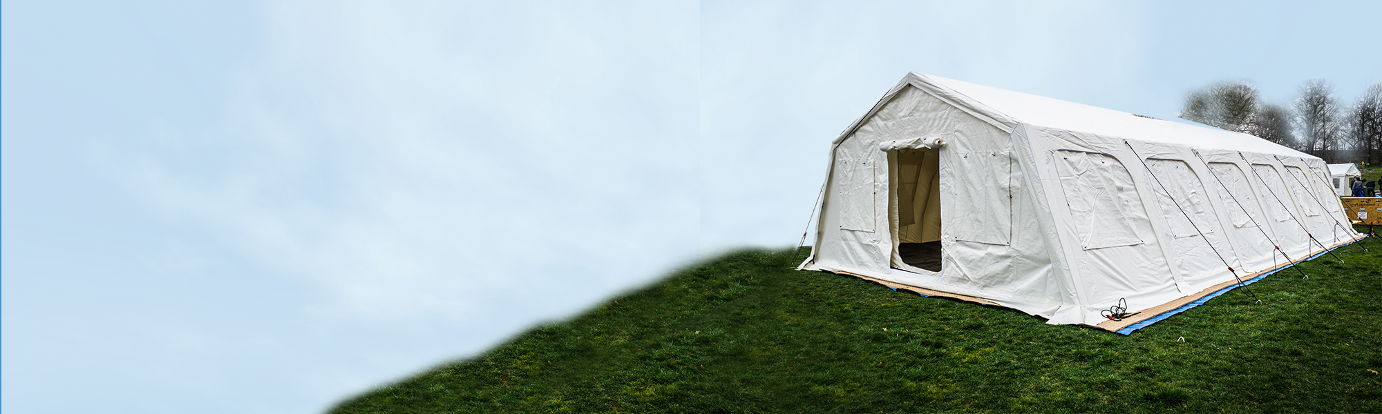 Field hospital tent