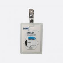 landauer escort dosimeter badge for occupational radiation monitoring and safety of military and first responders personnel