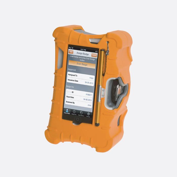 radviewer radiation measuring dosimetry badge reader for military and first responders before or during radiological event