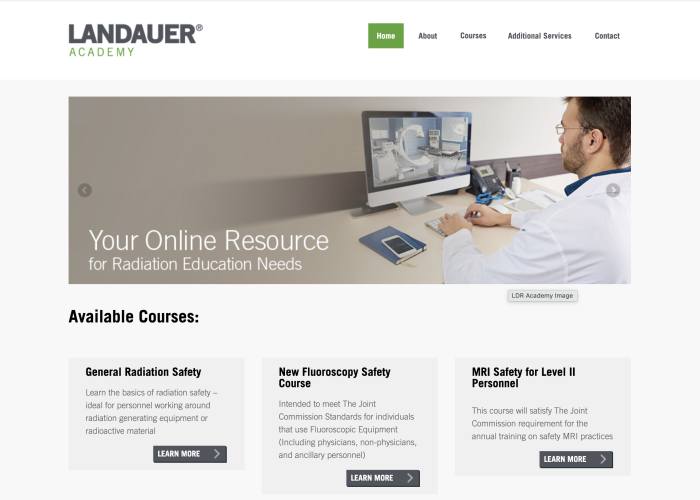 Screenshot of Landauer Academy