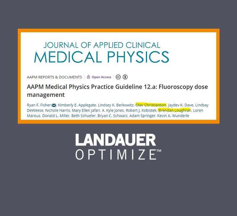 AAPM radiology medical physics for fluoroscopy