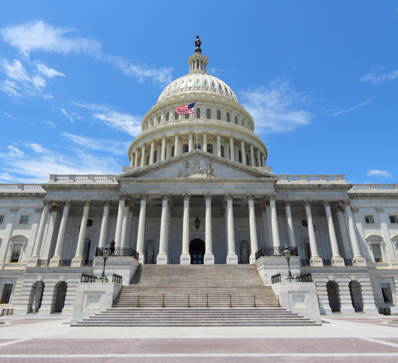 image of captial building representing compliance with government radiation regulatory requirements