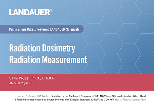 sashi poudel landauer medical physicist publications digest on the topic of ct image quality optimization