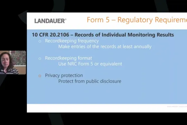 Form 5 - Regulatory Requirements